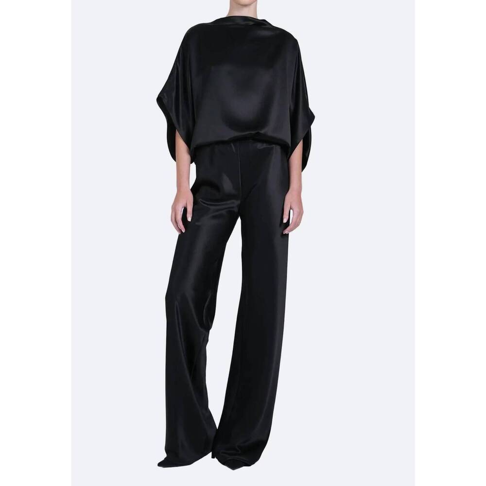 NEW NONCHALANT LABEL olympia kimono-inspired top in black